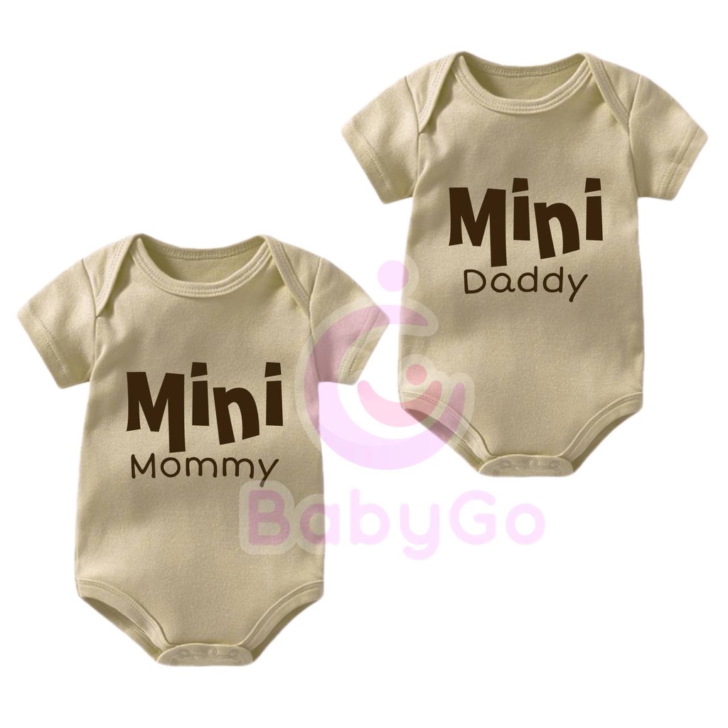 Jumper bayi motif FAMILY / KELUARGA / Jumper Pendek bayi [MOTIF 4] Mama Papa Ayah Bunda Nenek Kakek