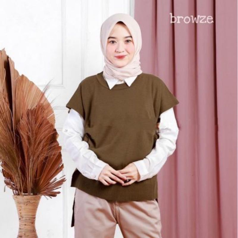 VEST WANITA BAHAN RAJUT - RJT ILLO VEST