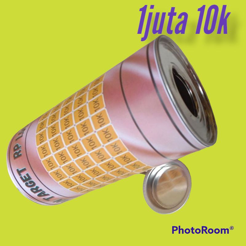 CELENGAN TARGET CELENGAN BUKA TUTUP TABUNGAN CELENGAN 1JUTA 10K