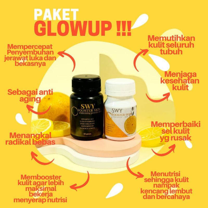 PEMUTIH KULIT Cbooster PAKET GLOWUP