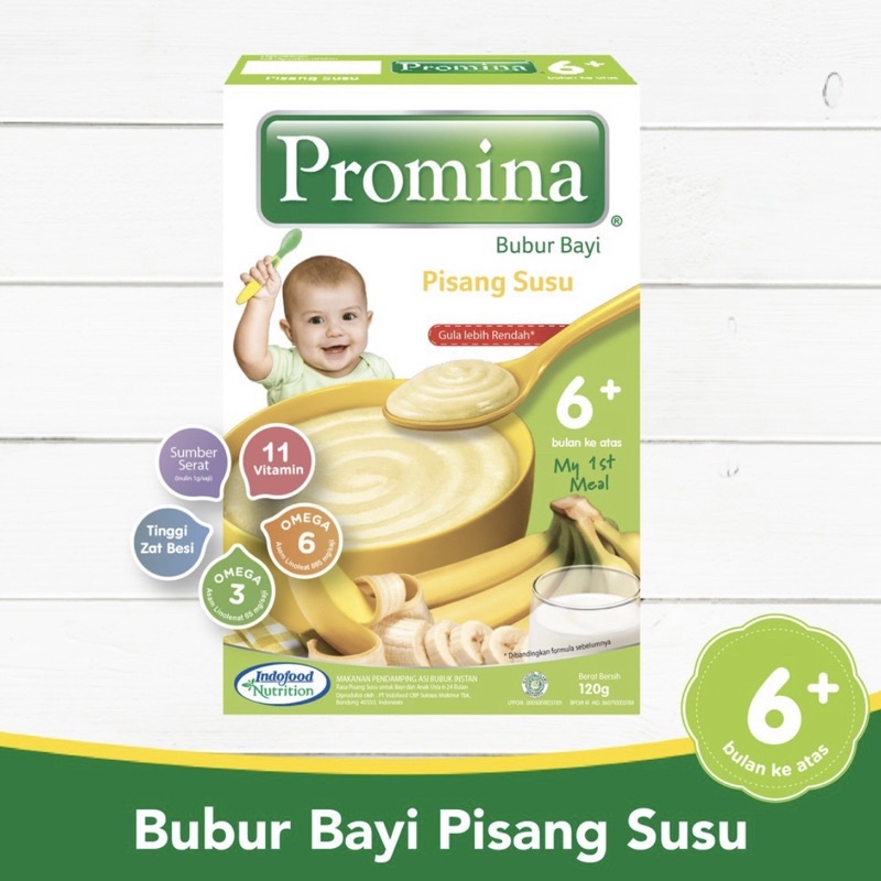 Jual Promina BC Banana Milk Box 120 g x 1 Pcs | Shopee Indonesia