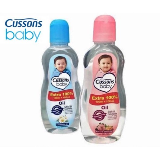 CUSSONS BABY OIL EXTRA 100% 50ML+50ML