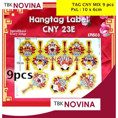 [10 PCS] TAG IMLEK / TAG CHINESE NEW YEAR / TAG SINCIA / HANGTAG TAHUN BARU