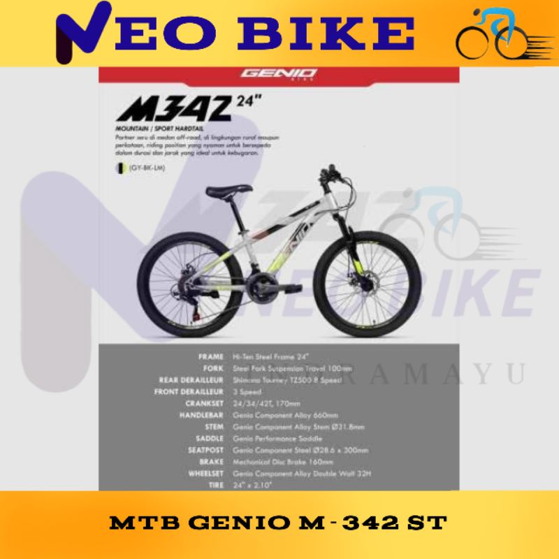 24" MTB Genio M-342 ST