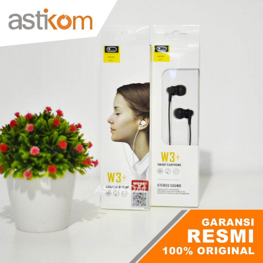 Earphone Headset l Handsfree Resong W3+ Resong | By Astikom
