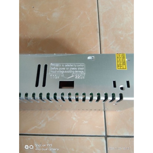 POWER SUPPLY DC 12V 30A INPUT AC 110-220V KUALITAS BAGUS