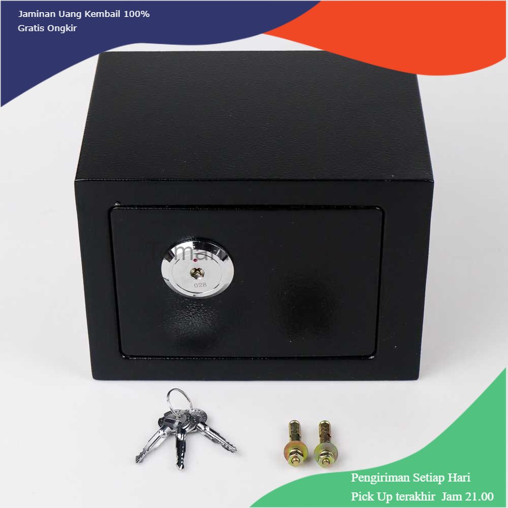 TD - PR LESHP Kotak Brankas Hotel Mini Home Safe Deposit Box - 17E