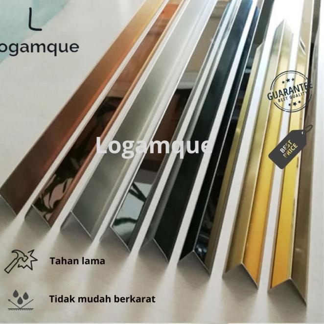 List Siku Stainless 20 x 20 x 0,8 mm x 2440 mm - Gold MR