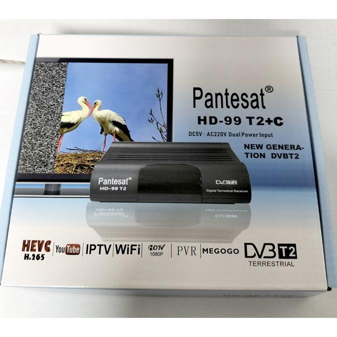 Set Top Box Stb Dvb T2 Digital Tv Tuner Pantesat Hd-99