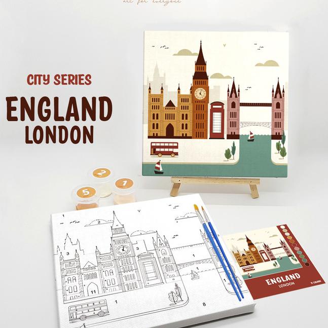 

London - Paint By Number 11 Color [City Series] | Painting Kit