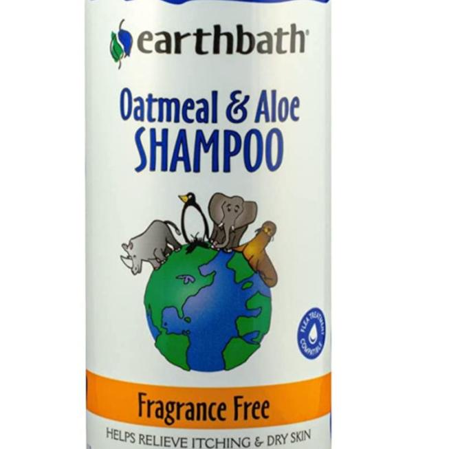 Earthbath Oatmeal & Aloe Shampoo Dog Cat Anjing Kucing REPACK 200ml - Fragrance Free