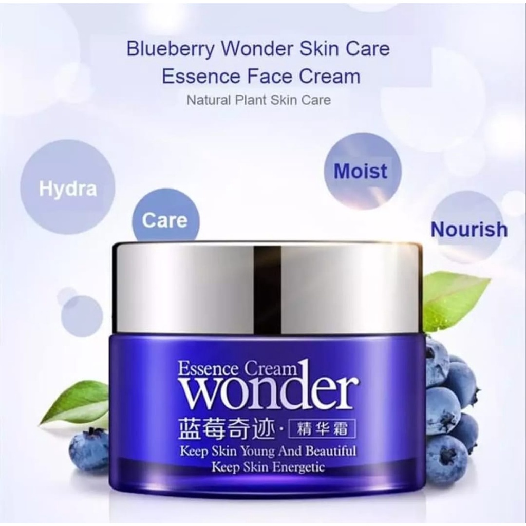 GIRLSNEED77 Medan Wonder Blueberry Moisturizing Serum Essence Cream Krim Wajah