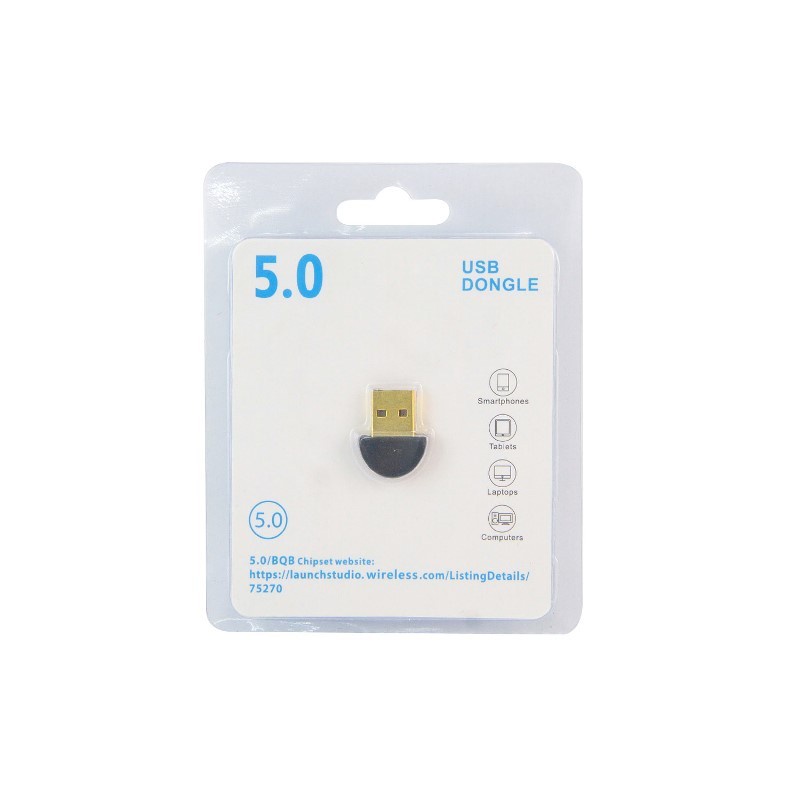 PROMO BLUETOOTH V5.0 USB DONGLE - BLUETOOTH PENYAMBUNG GADGET KE PC TERMURAH