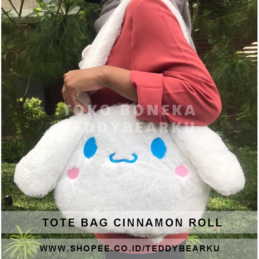 REAL PIC! TAS CINNAMOROLL Kelinci Bunny / Cinnamonroll / Cinamonroll Shoulder Tote Bag Cinamonrol Cewek Remaja Anak