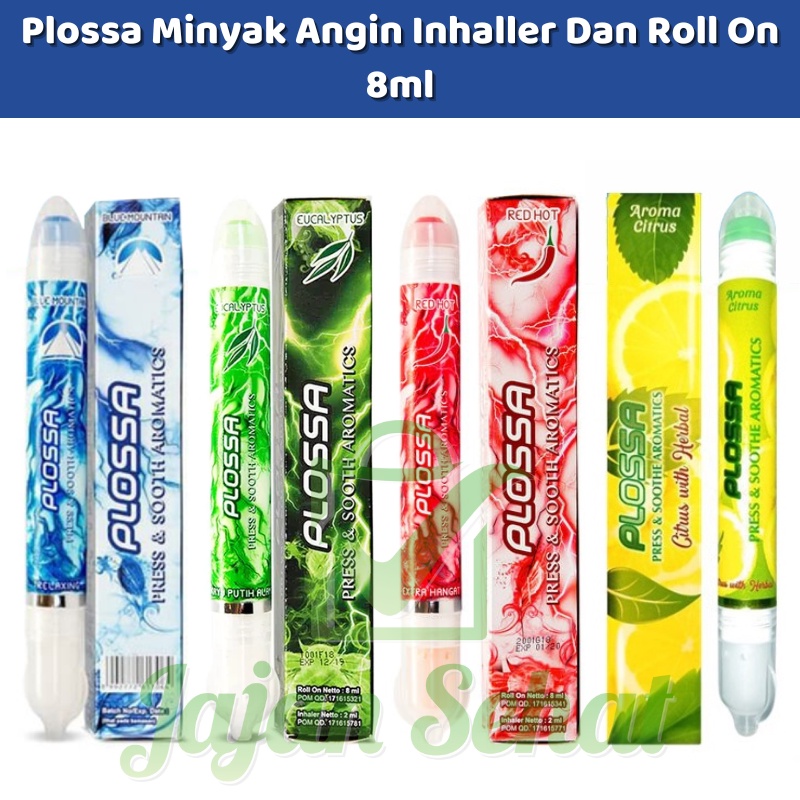 Plossa Minyak Angin Inhaller Dan Roll On 8ml