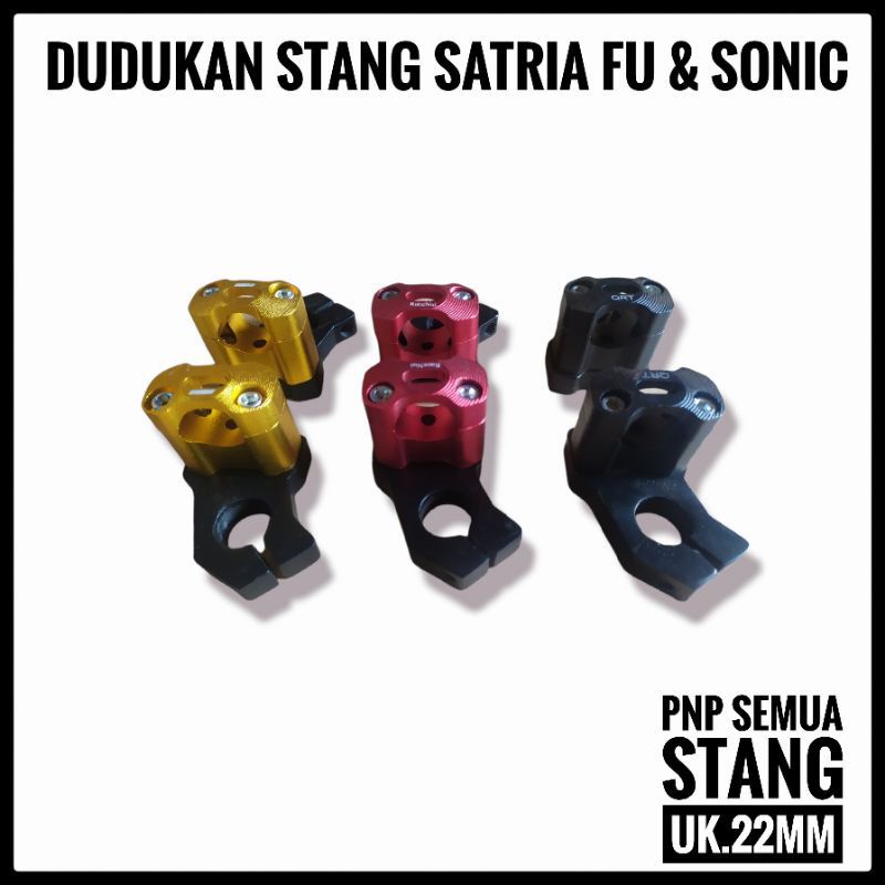 PANGKON STANG RZR Satria fu / Bracket dudukan Setang Rzr Satria Fu &amp; Sonic 150r