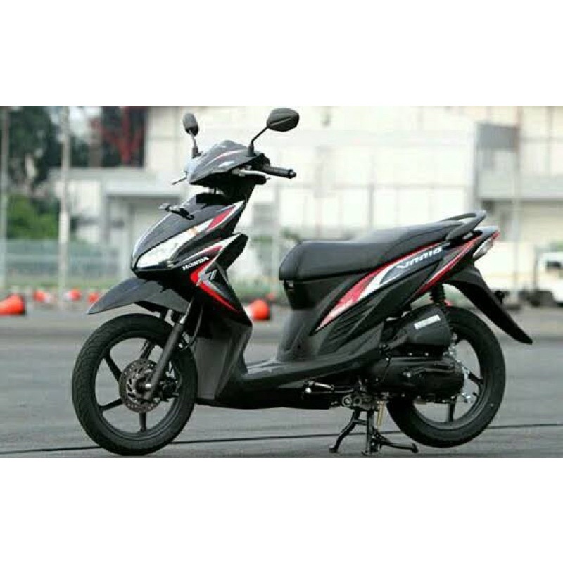 STIKER STRIPING MOTOR VARIO 110 LED 2014 HITAM