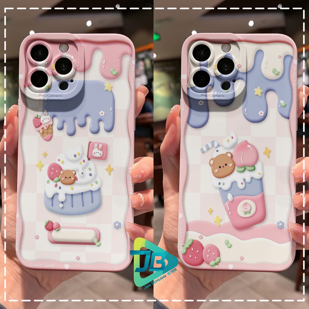 CUSTOM CASE SOFTCASE SILIKON PROCAMERA LUCKY LOVE CUSTOM OPPO REALME VIVO XIAOMI SAMSUNG INFINIX IPHONE FOR ALL TYPE JB6225