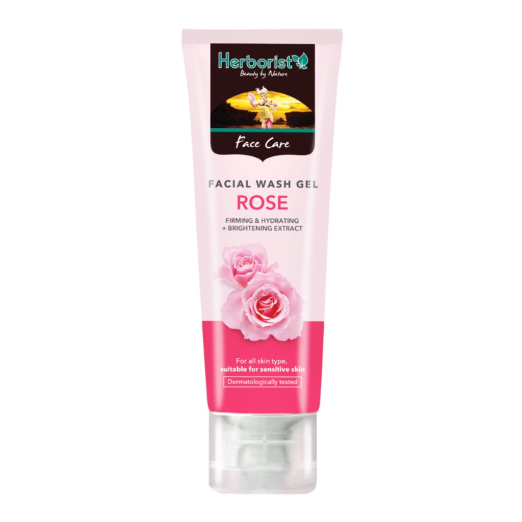 HERBORIST Rose Water | Cleansing Milk 100ml | Facial Wash Gel | Sleeping Mask 80gr