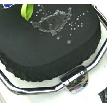 Sarung jok motor Vespa | Cover jok Vespa sprint - Hitam
