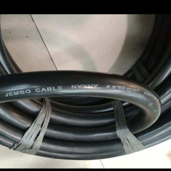 Kabel Power Serabut NYYHY 4 x 16 mm JEMBO Potongan / Meteran