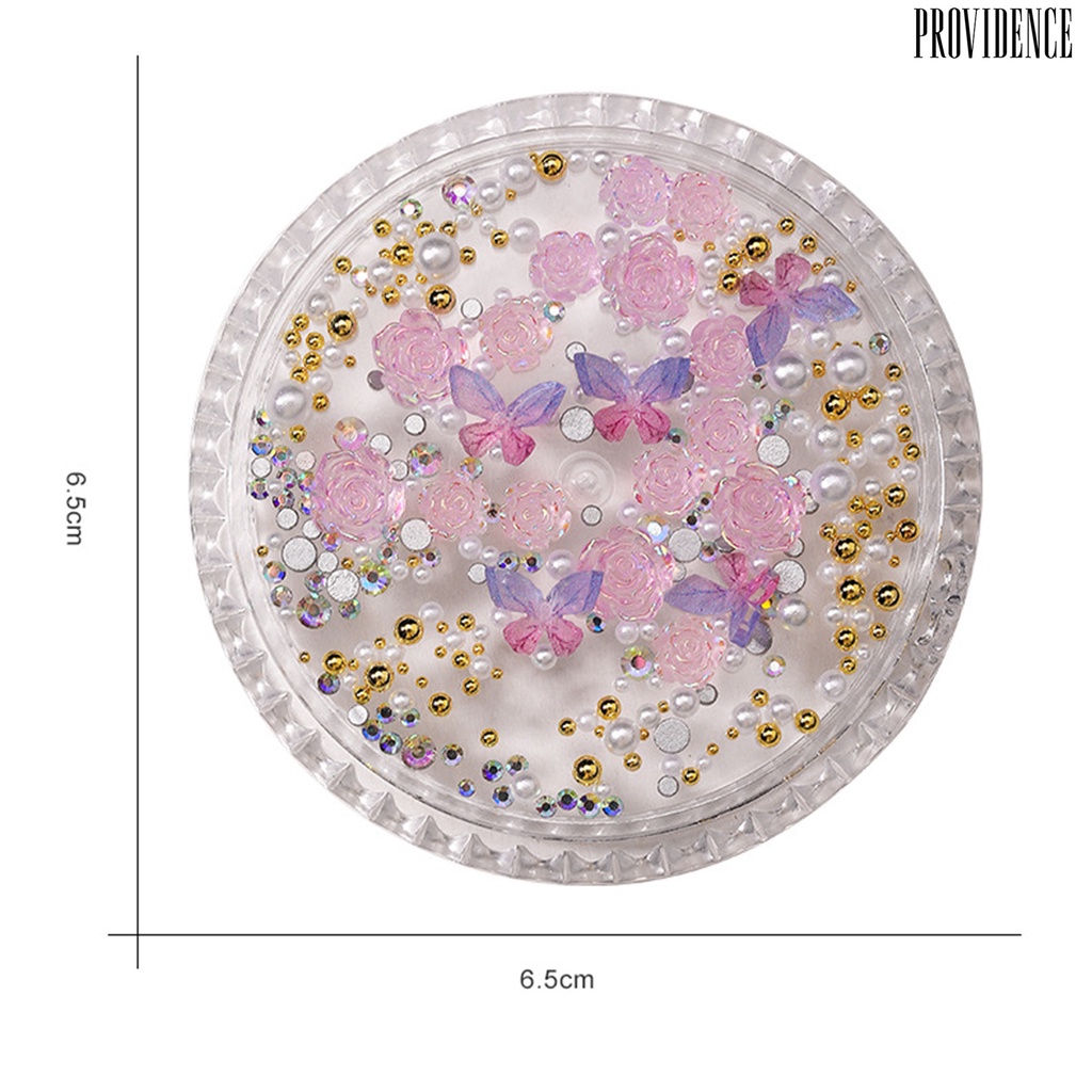 1 Kotak Ornamen Bunga Camellia 3D Bahan Resin Untuk Nail Art
