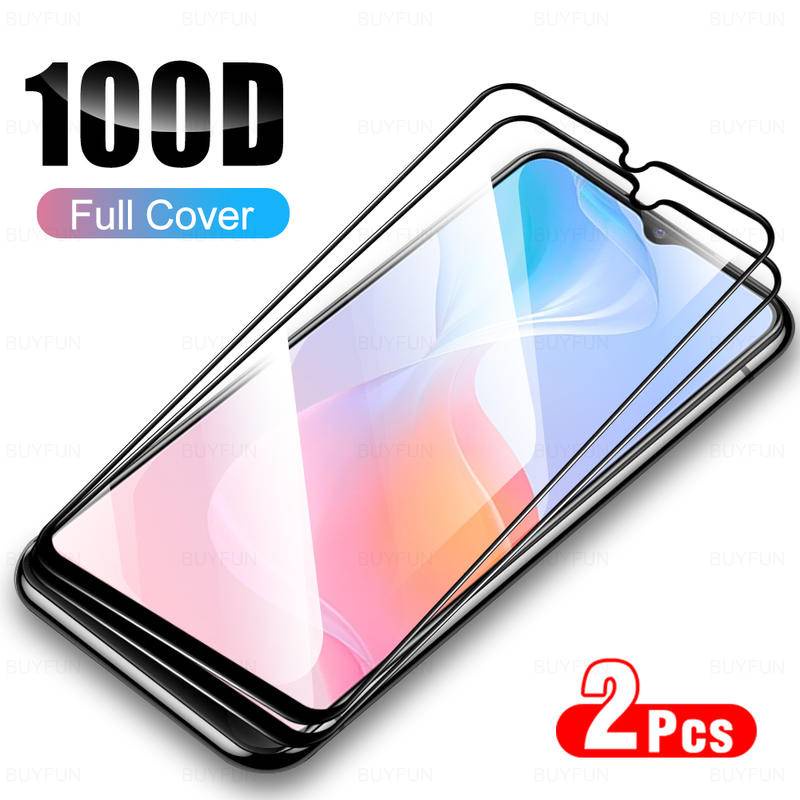 2pcs Pelindung Layar Tempered Glass Untuk Vivo Y21 Y20 Y20i Y20S Y30 Y31 Vi vo vo 6.51&amp;quot; Ic V2111