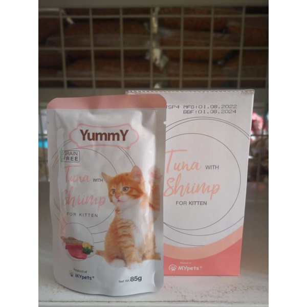 Yummy Cat Sachet All Variant 85G / Makanan Kucing Pouch Yummy Cat Sachet