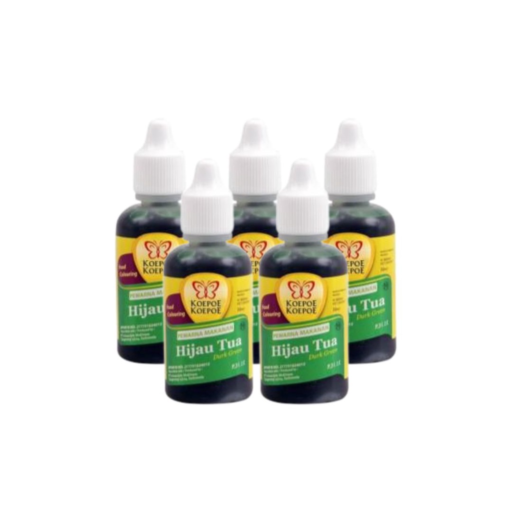 

Koepoe Koepoe Pewarna Makanan Hijau Tua 5 x 30 mL