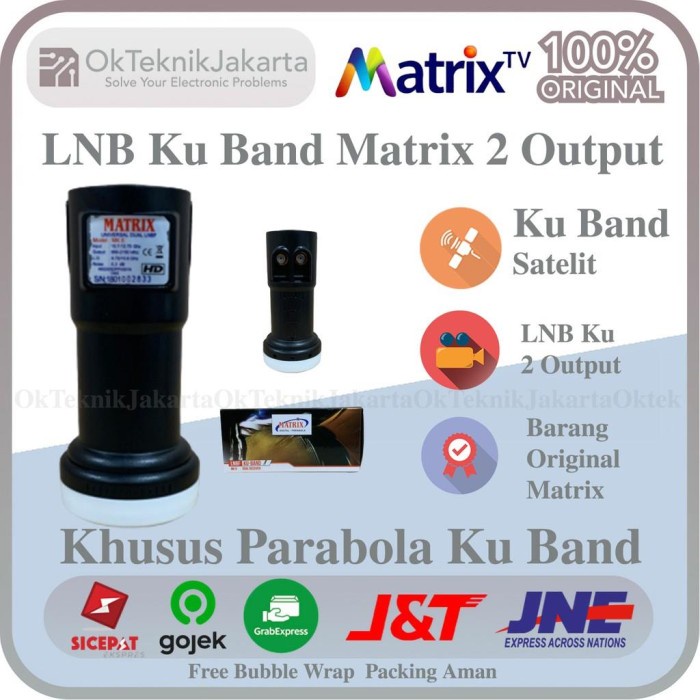 Lnb Ku Band Matrix Dual Output Mkii