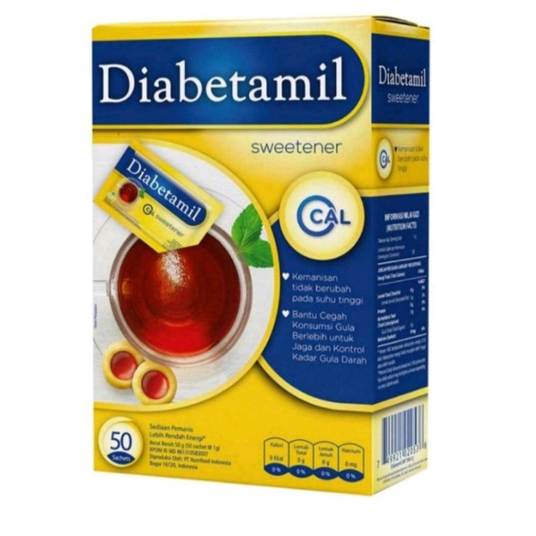 

DIABETAMIL SWEETENER 50 SACHET