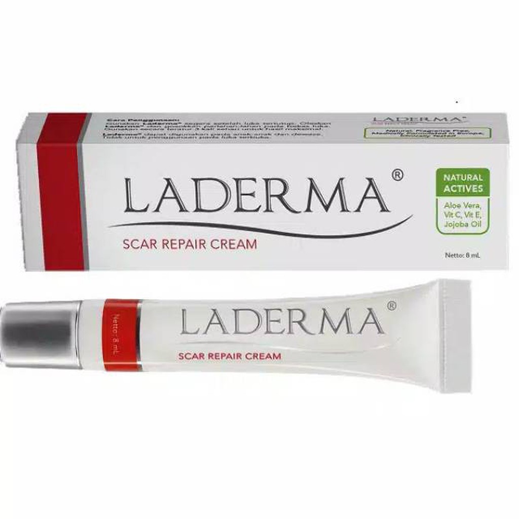 Laderma Scar Repair Cream Krim Penghilang Bekas Luka 8ml