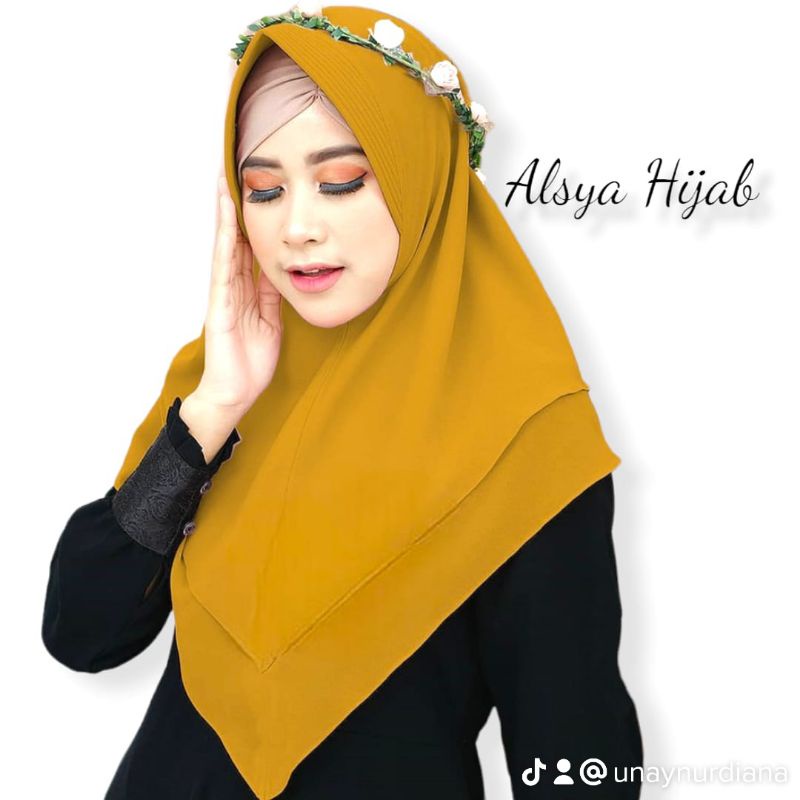 HIJAB KHIMAR MINI LANCIP 2 LAYER CERUTY BEBYDOLL
