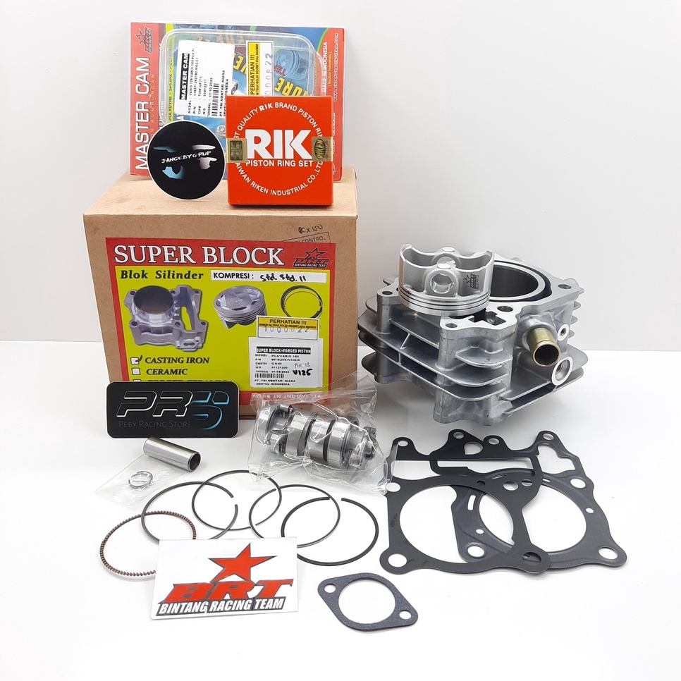 Paket Bore Up Blok BRT DOUBLE COLLER Vario 125 Vario 150 Pcx 150 Adv 150