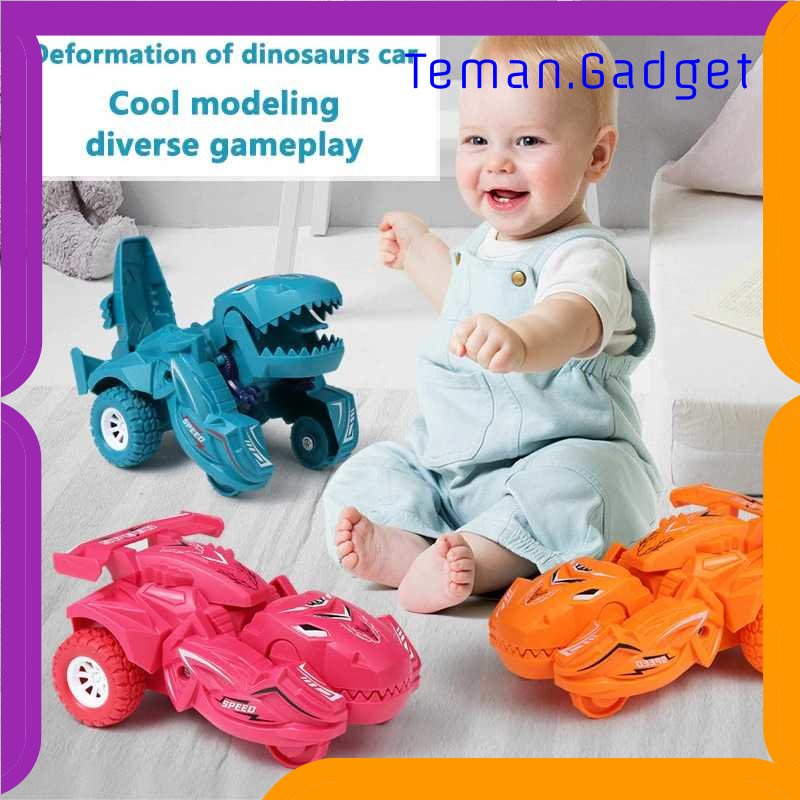 TG-MAN HoneyPo Mainan Mobil Berubah Bentuk Transforming Dinosaur Car - DC712