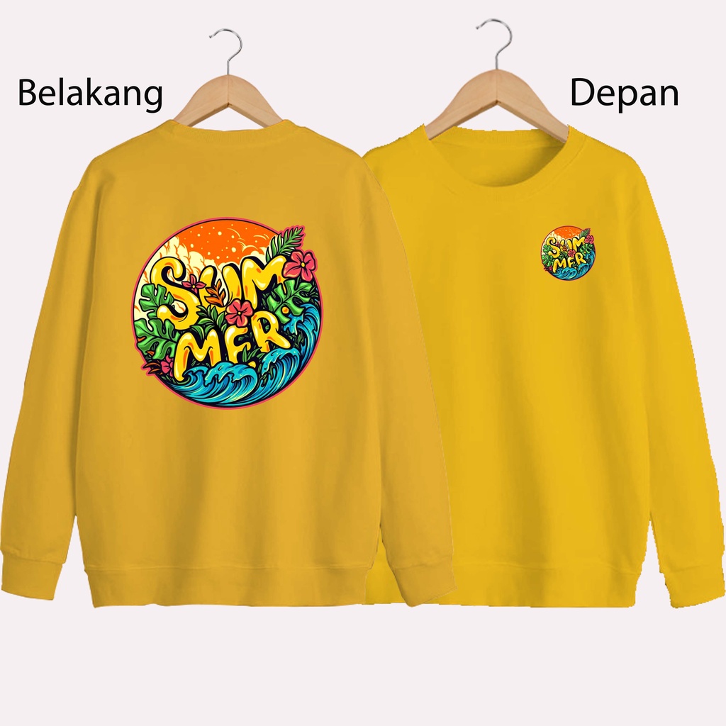 SWEATER UNISEX DB SUMMER PRIA DAN WANITA  SWEATER JUMBO