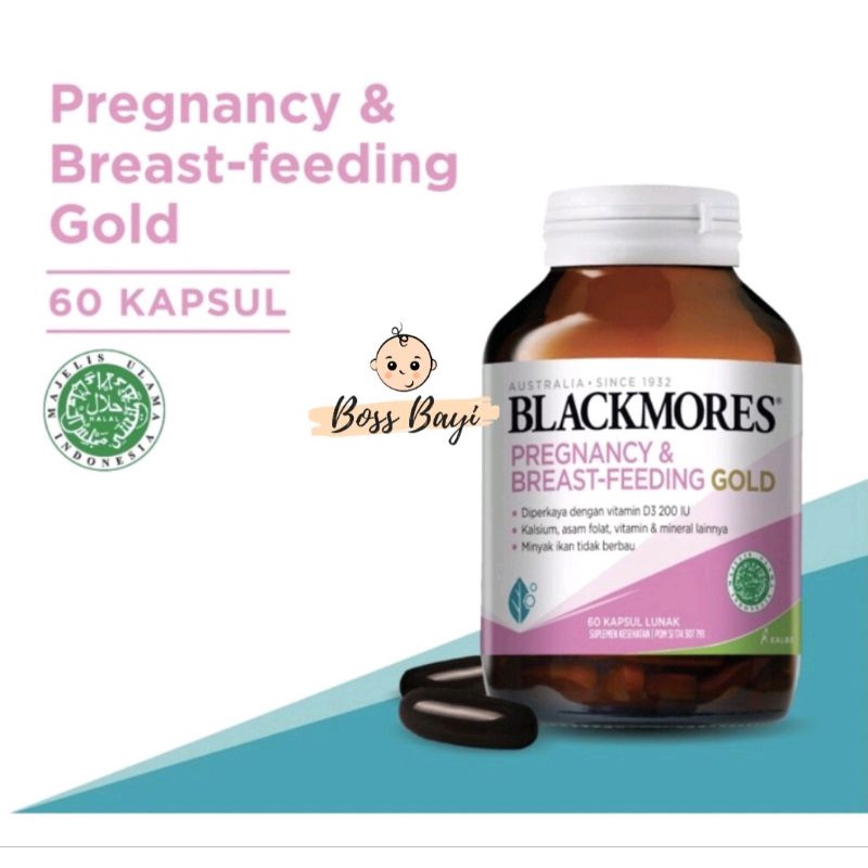 BLACKMORES Pregnancy &amp; Breast-Feeding Gold 60 Kapsul