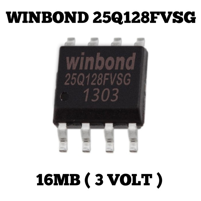 IC SPI Flash 16Mb Winbond 25Q128 25Q128FVSIG