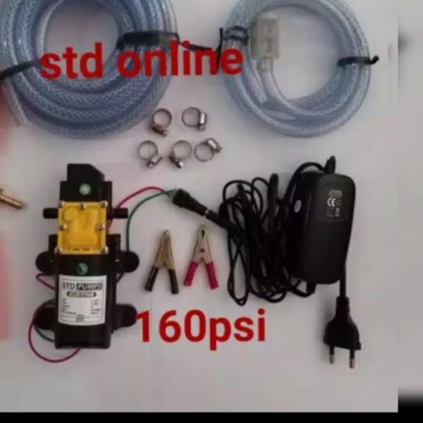 PAKET STEAM DC CUCI MOBIL MOTOR AC HIGH PRESSURE JET CLEANER