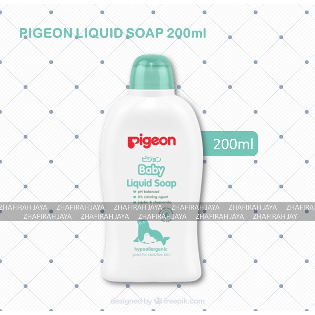 ❤ZJ❤ PIGEON LIQUID SOAP | PIGEON BABY LIQUID SOAP | PIGEON Sabun Cair utuk Bayi 200ml