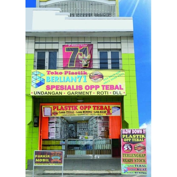 

35 x 45 cm Plastik OPP TEBAL (100 lbr) (lem/seal)