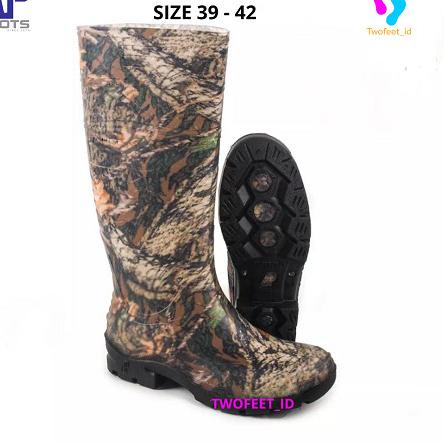 SEPATU BOOTS TACTICAL BERBURU AP TERRA FOREST - SEPATU KARET AP FOREST - 41