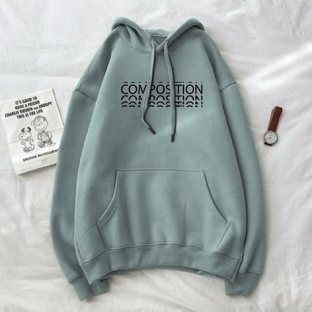 SWEATER OVERSIZE COMPOSITION | SWEATER HOODIE UNISEX