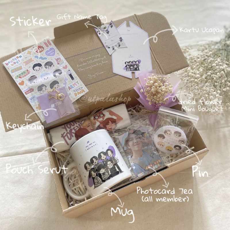 HAMPERS KPOP BTS LUCU / Birthday Gift / Graduation Gift