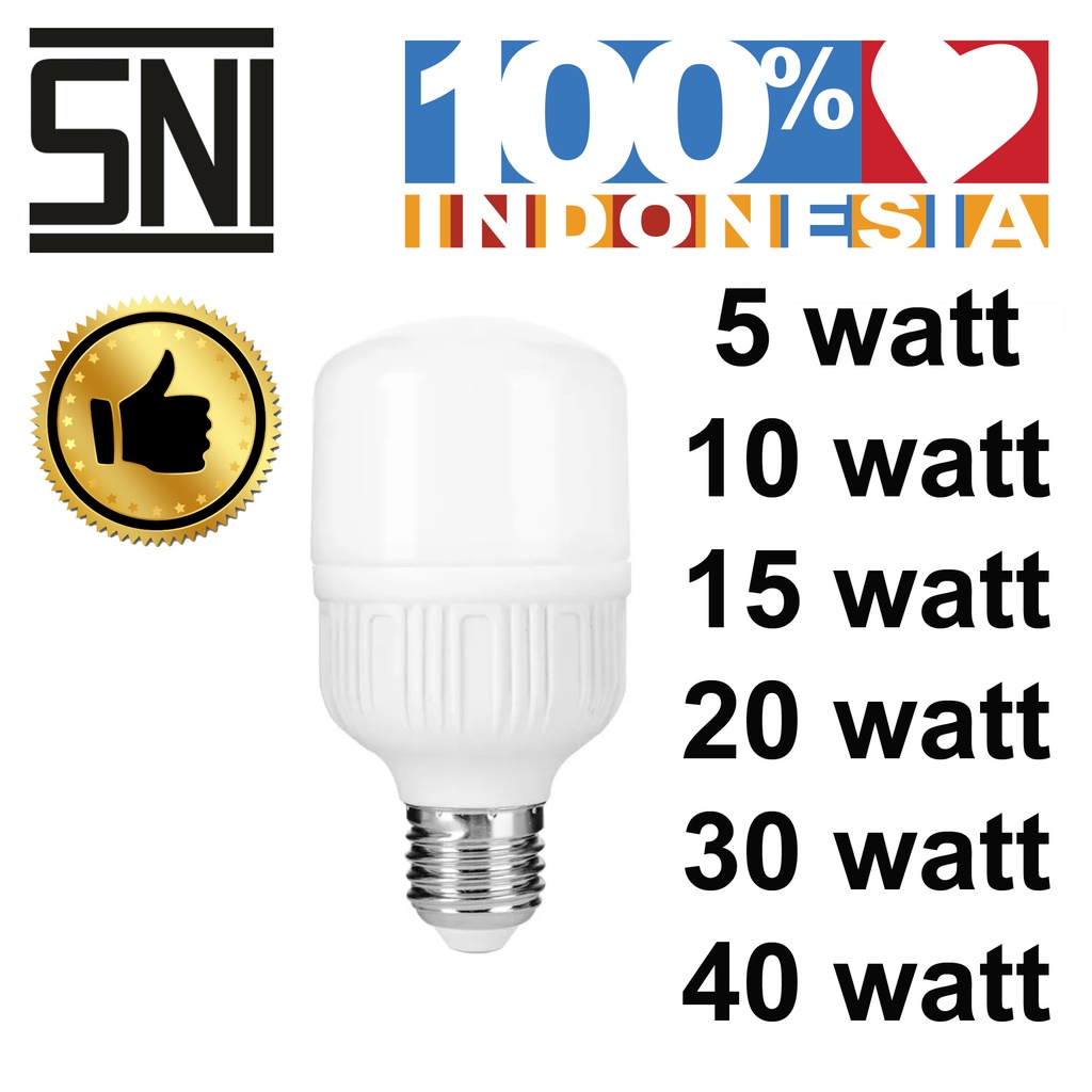 Pesonacom Lampu LED Bohlam Bulb Led tabung kapsul capsule tbulb Rumah kantor paling murah termurah terang SNI gratis 5w 5watt 5 w watt 10w 10 w 10 watt 10 watt 15w 15 w 15watt 15 watt 20w 20 w 20watt 20 watt 30w 30 w 30watt 30 watt 40w 40 w 40watt 40 watt