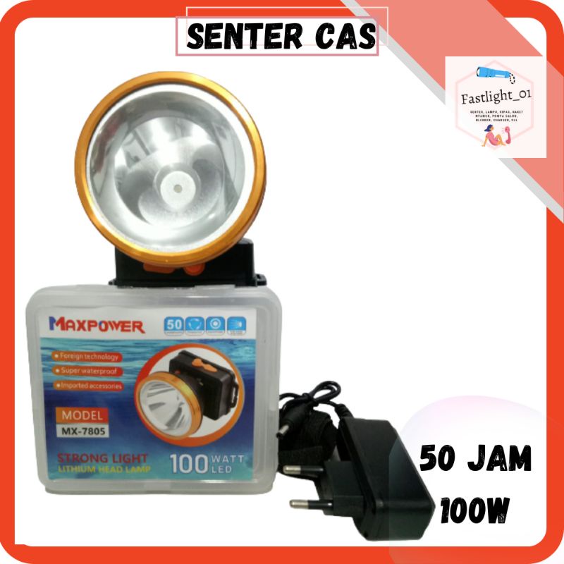 Senter Kepala Maxpower MX 7805 (100W)