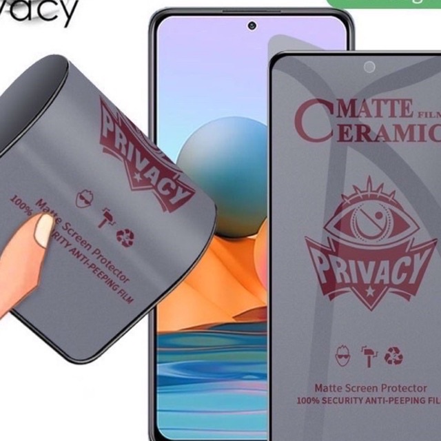 anti spy privacy matte ceramic anti gores realme C33 C31 C35 C30 C10 C1 C2 C3 C11 C12 C15 C17 C20 C21Y C21 C25 C25Y 9 pro 8 pro 7 pro 5 pro 3 pro 2 pro anti minyak fullayar