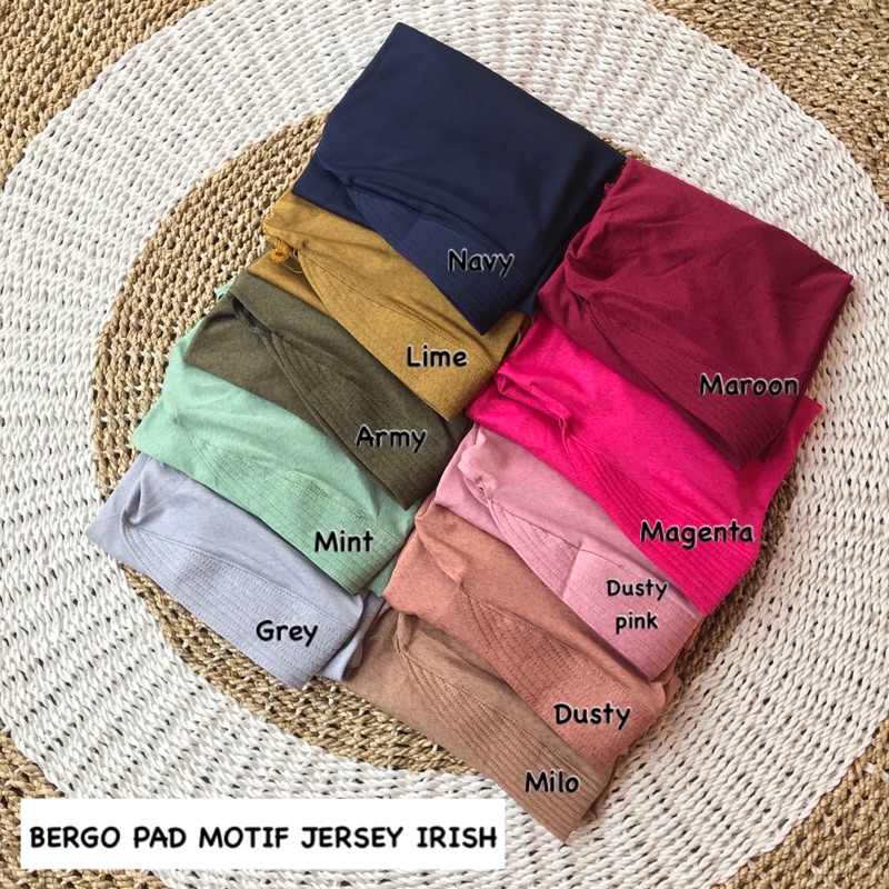 BERGO PAD MOTIF JERSEY IRISH