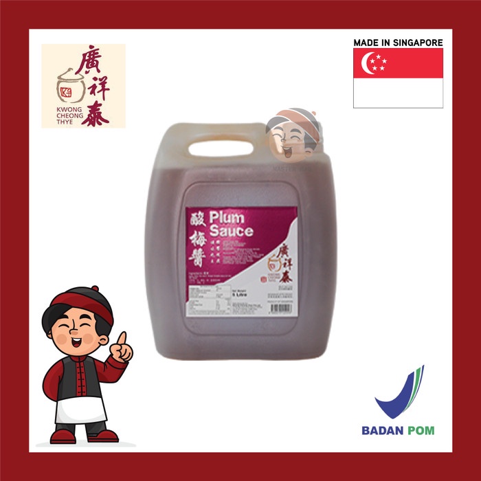 

KCT KWONG CHEONG THYE PLUM SAUCE / SAUS PLUM / DUCK SAUCE 5L