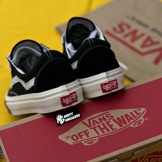 Sepatu vans oldskool black white Og gem sepatu hitam putih sepatu sneakers